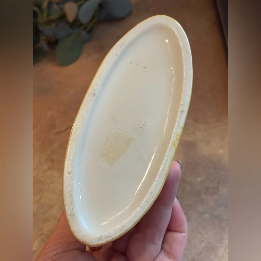 Vintage Horn O' Plenty Cornucopia Vase, Creamy White, 1940s Era